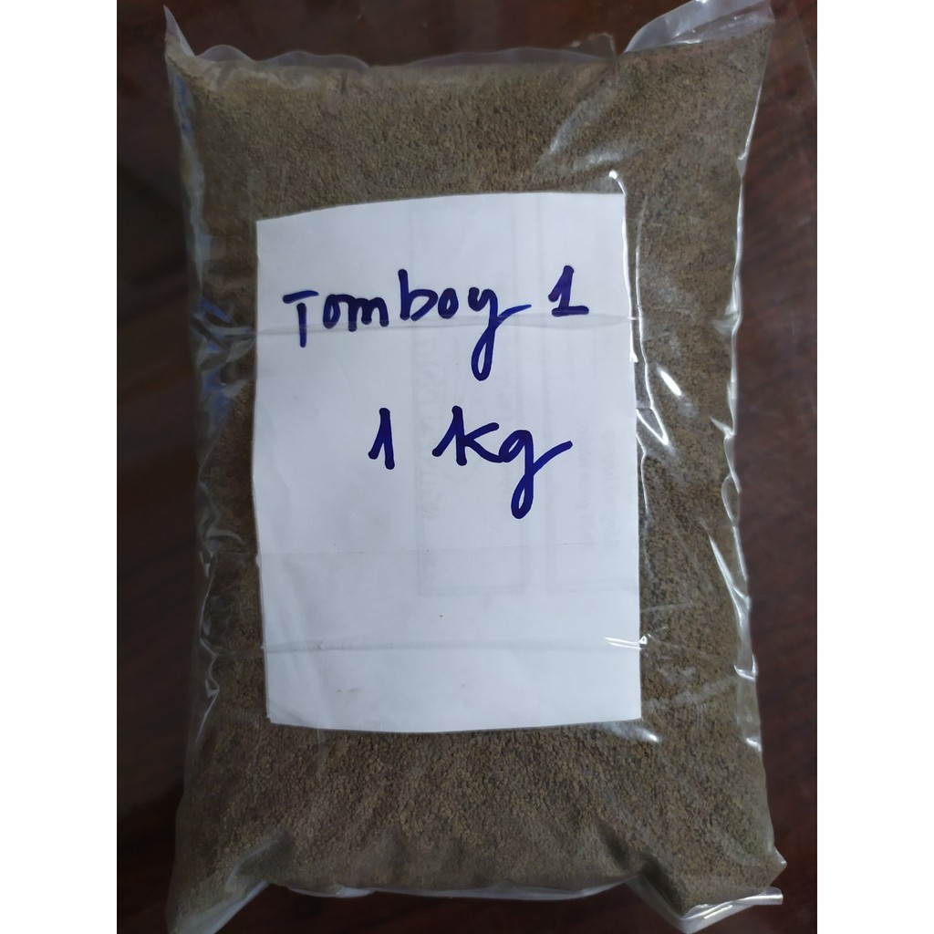 Cám Tomboy thức ăn cho tôm bột,cá con và cá nhỏ loại 1kg