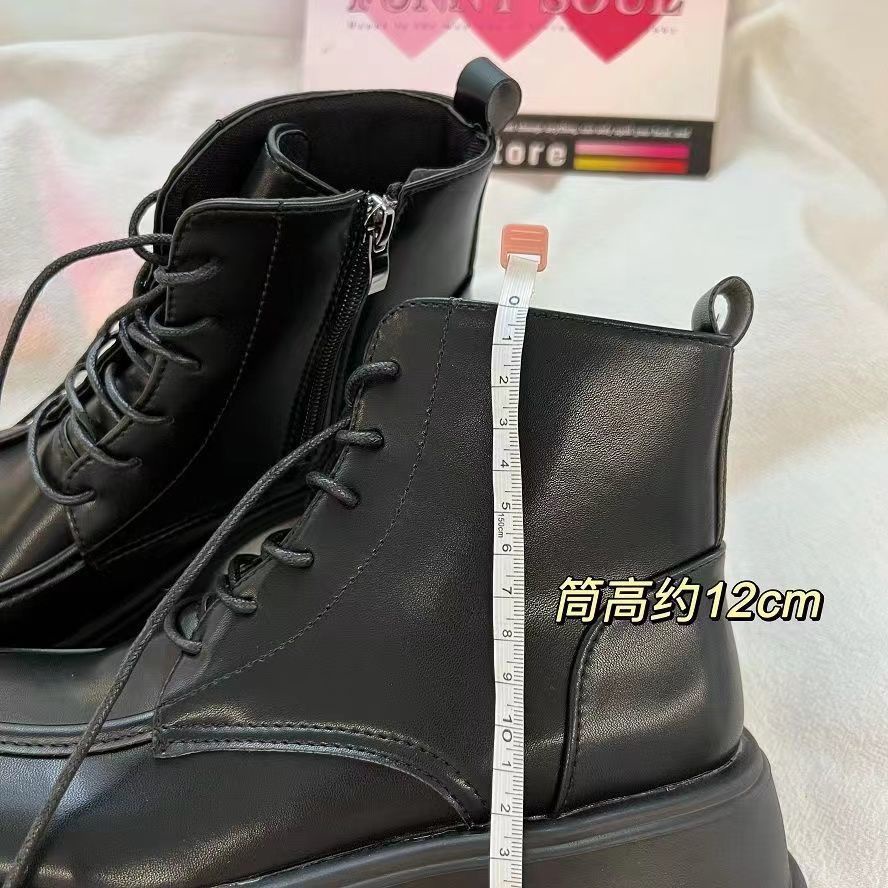 Giày Bốt Martin Đế Dày Cổ Thấp Phong Cách Anh Quốc Thời Trang Cho Nữ