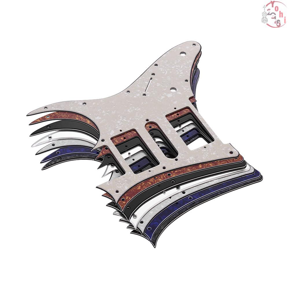 ♫ HSH Electric Guitar Pickguard PVC Pick Guard Scratch for Ibanez g250 Guitar Replacement Yellow Pearl 3 Ply