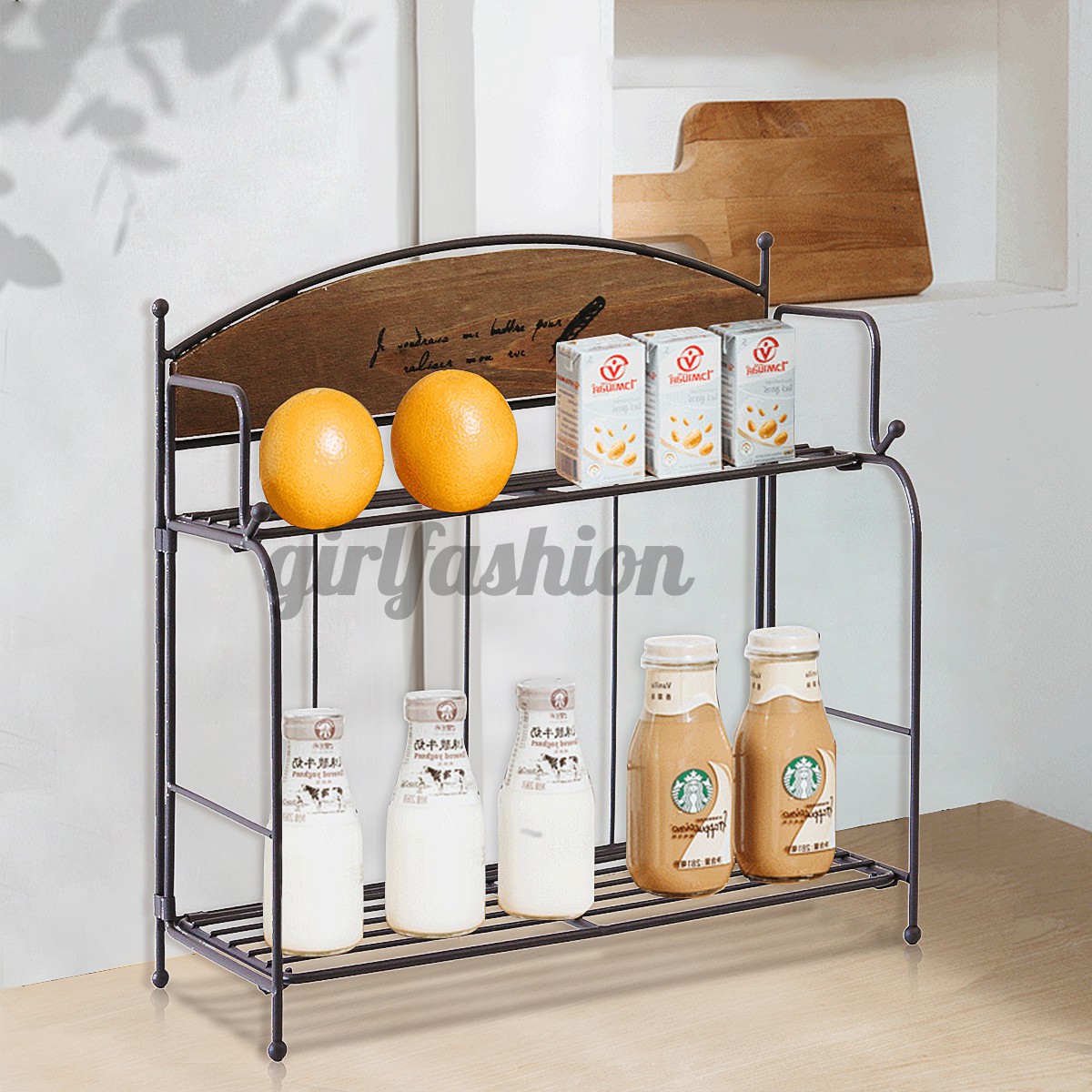 Kệ Sách 2 Tầng Trang Trí Nhà Cửa