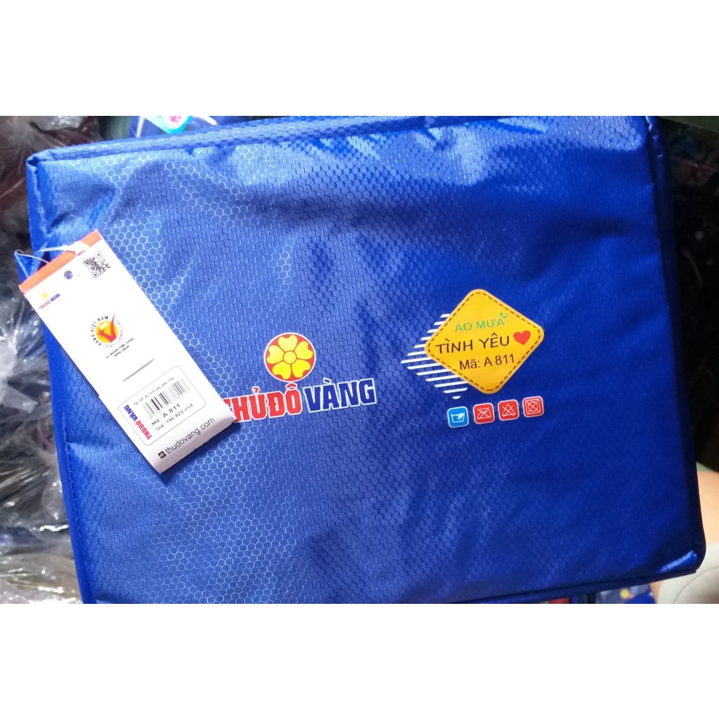 Áo mưa 2 đầu siêu nhẹ Thủ Đô Vàng chất lượng cao - Mã A811