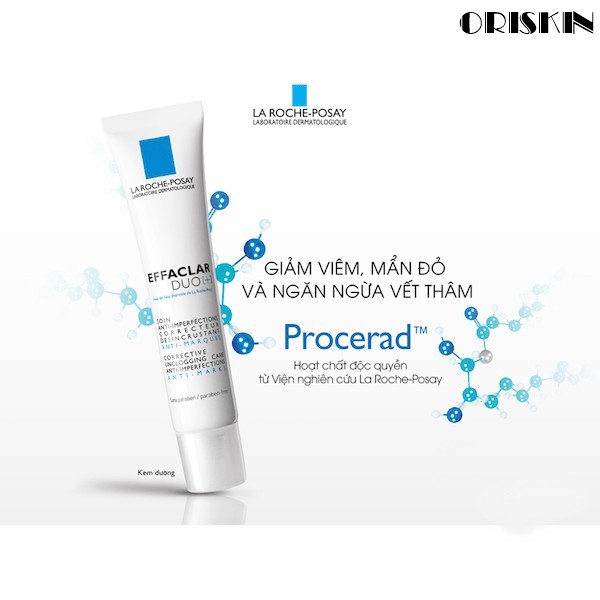 {Sample Laroche Posay Chính Hãng} Kem Giảm Mụn Ngừa Thâm LarochePosay Duo+ Effaclar ( Combo 5-10 Gói)