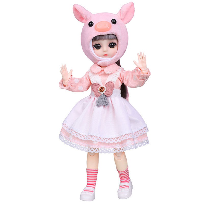 Búp Bê 22 Khớp 30cm bjd 1/6 Kèm Quần Áo