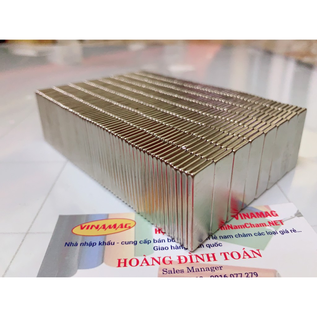 Nam châm chữ nhật 30x10x2mm nam châm siêu mạnh