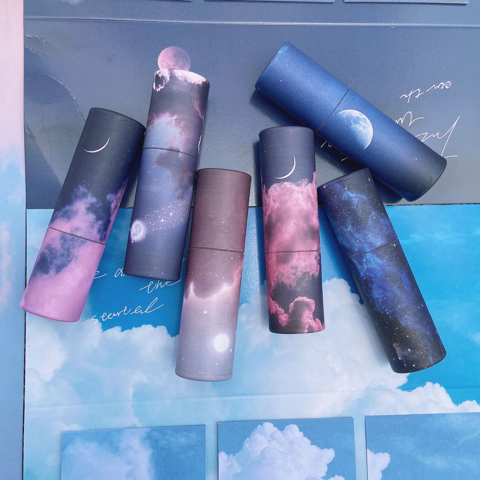 Mori Mystery Starry Sky Paper Tube Lipstick Matte Lipstick Waterproof | BigBuy360 - bigbuy360.vn