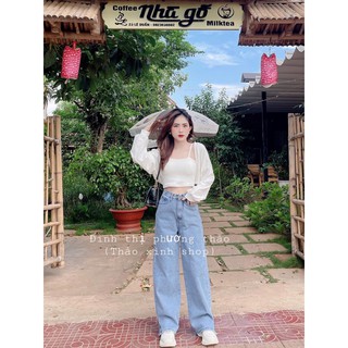 SET BAGGY JEANS ỐNG SUỐNG + SET ÁO 2 MÓN