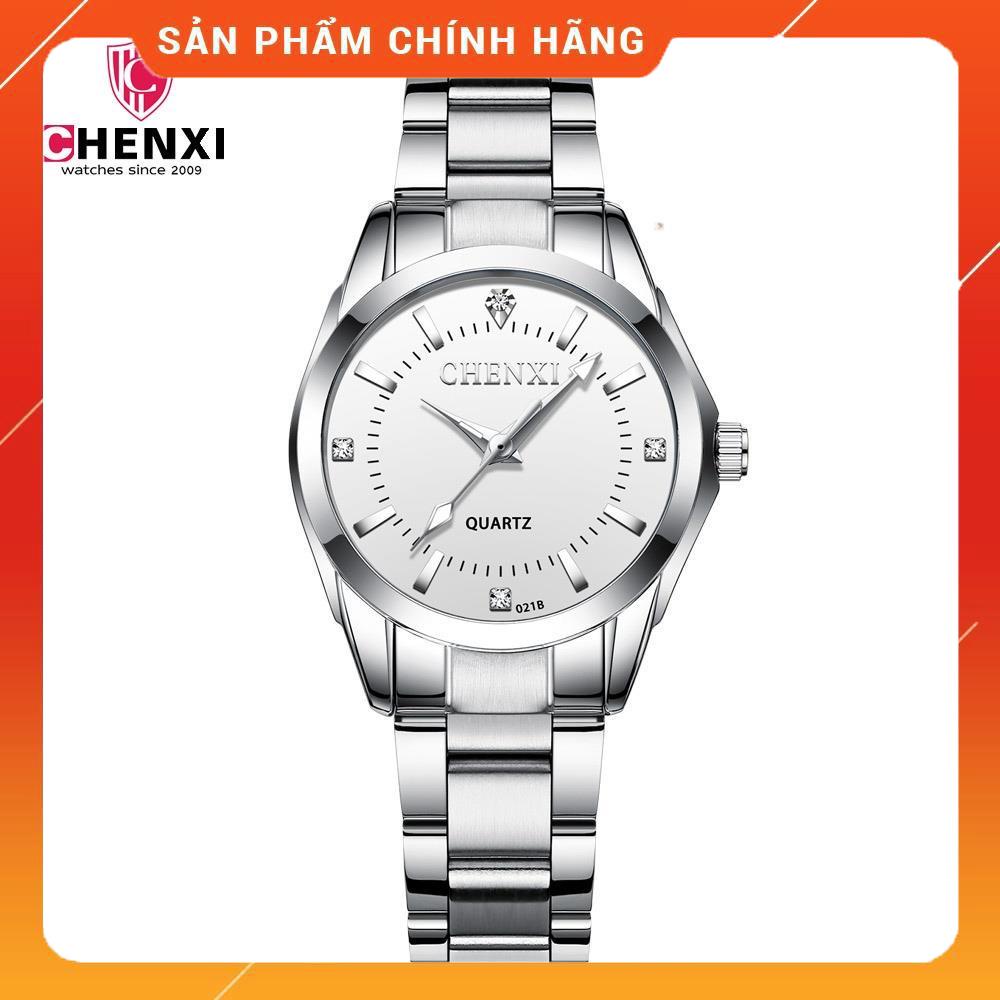 Đồng Hồ Nữ CHENXI Giá Rẻ Dây Kim Loại Cao Cấp Mặt Đồng Hồ Đính Đá Đẹp,Chống thấm nước,Bảo hành 12
