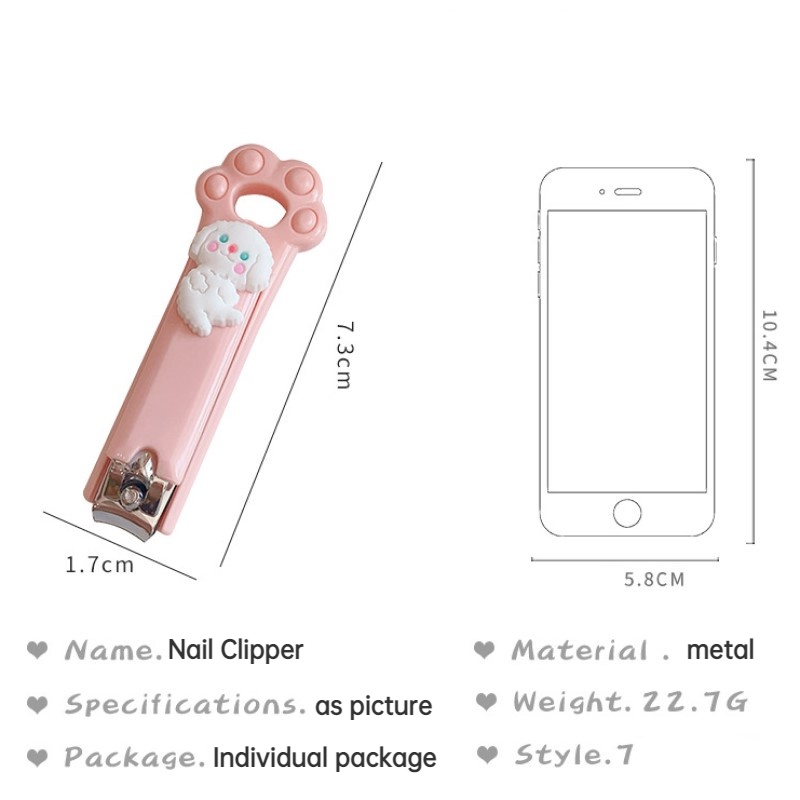 Kềm Cắt Móng Mini Hình Hoạt Hình Dễ Thương