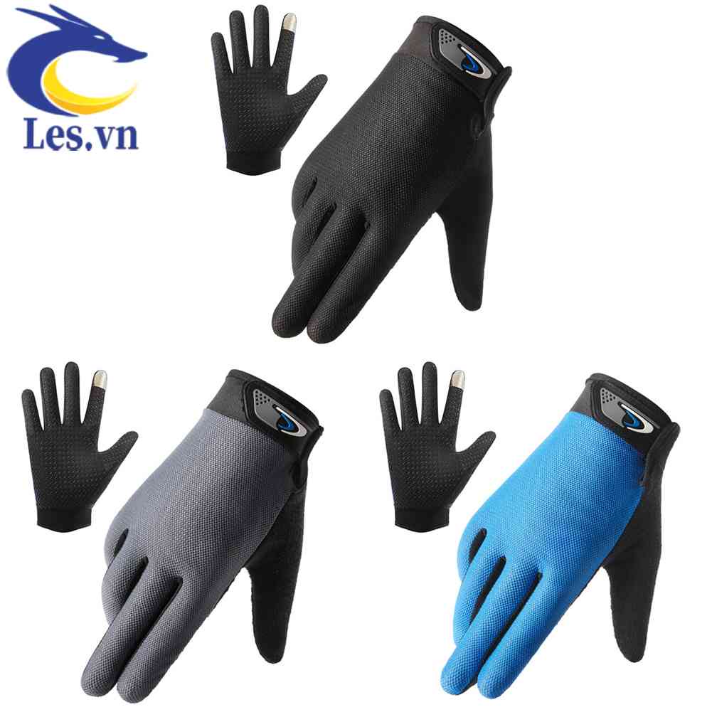 Toàn Bộ Găng Tay Lưới Thể Thao Hở Ngón Có Thể Chạm Màn Hình Cảm Ứng