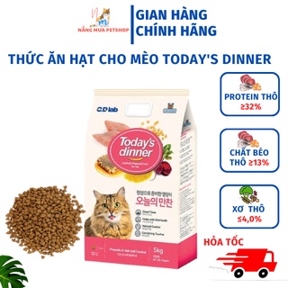 Thức ăn hạt cho mèo, hạt mèo Today Dinner, thức ăn hạt hàn quốc