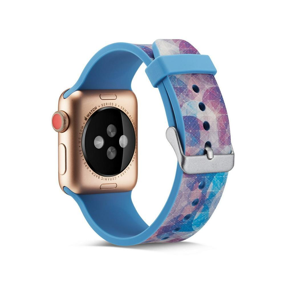 Dây Đeo Silicone Thời Trang Cho Đồng Hồ Thông Minh Apple Watch 6 5 4 SE 40mm 44mm IWatch Serise 3 2 1 38mm