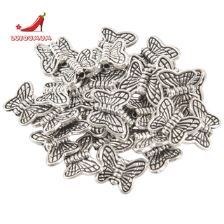 Set 30 hạt trang sức hình bươm bướm 10mm
