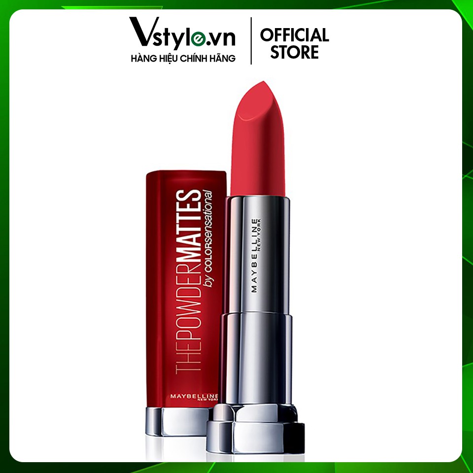 Son Lì Mềm Môi Maybelline Color Sensational Powder Matte MRD08 Red-dy-red 3.9g ( Linhnam_SPA )