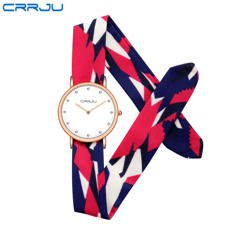 Đồng hồ đeo tay CRRJU 2134 XC bộ máy quartz chống thấm nước thời trang