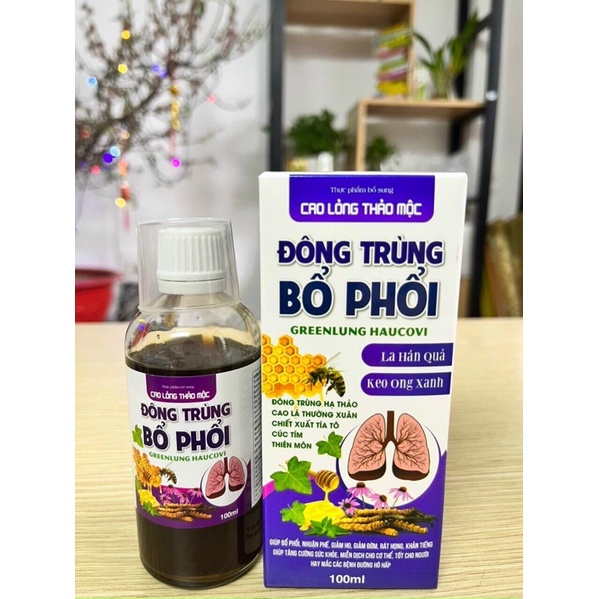 Đông trùng bổ phổi. Giúp bổ phổi, nhuận phế, giảm ho. phòng trừ các vấn đề về phổi do c0vid gây ra