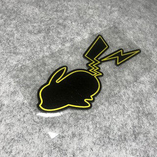 Miếng Dán Phản Quang Hình Pikachu Trang Trí Xe Hơi