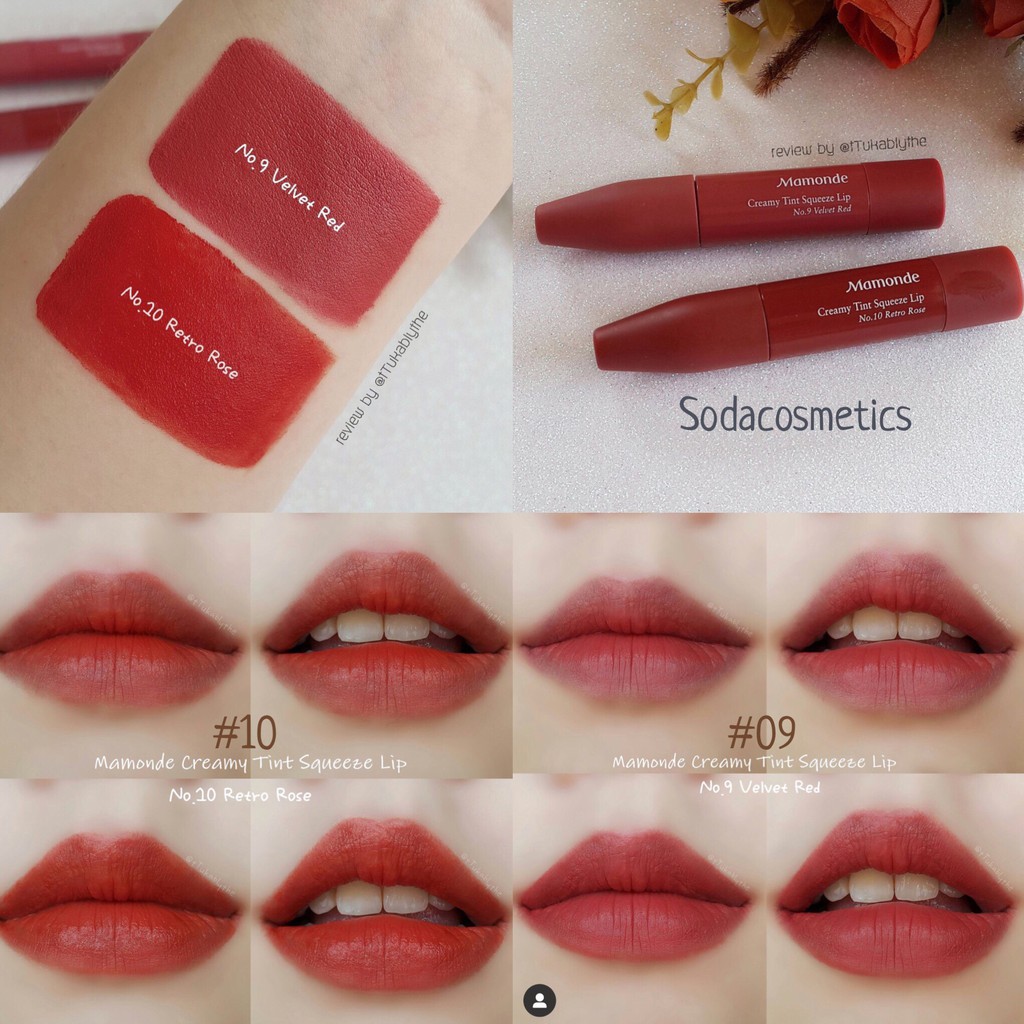 Son Kem Mamonde Creamy Tint Squeeze Lip (THANH LÝ)