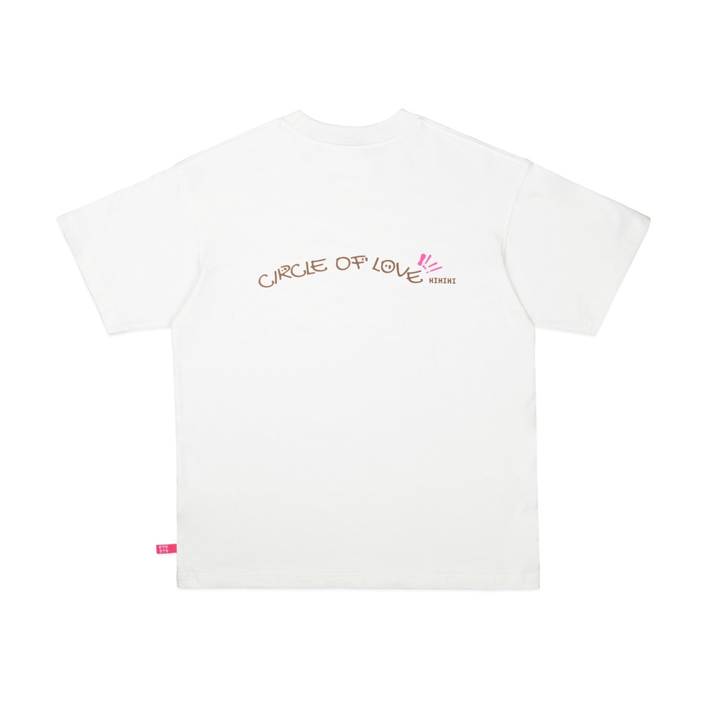 Áo Thun POPPOP ONE LOVE T-SHIRT WHITE