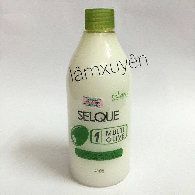 Uốn lạnh Olive Selque Obsidian cao cấp 410ml/530ml  tinh chất nha đam sữa oliu   siêu dưỡng mau xoăn giá rẻ.