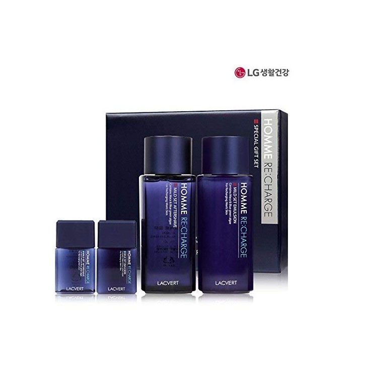 Bộ Dưỡng Chăm Sóc Da Nam LG Lacvert Homme Recharge 2 Piece Set