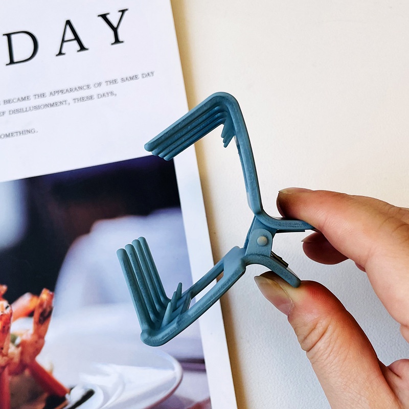 Kẹp Tóc Hình Vuông/Hình Cá Mập Nhỏ Nhắn Phong Cách Pháp