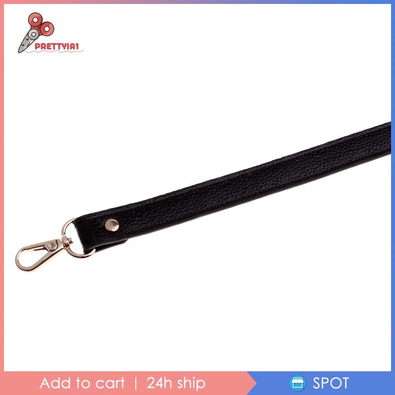Dây Đeo Túi Xách Bằng Da Thật Bản Rộng 2cm Màu Đen Điều Chỉnh Được 1 Cm