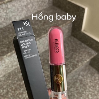Son kiko 2 đầu 111 hồng baby