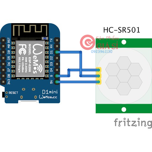 Module Cảm Biến Chuyển Động PIR HC-SR501 (Cảm Biến Thân Nhiệt) ❤️freeship❤️