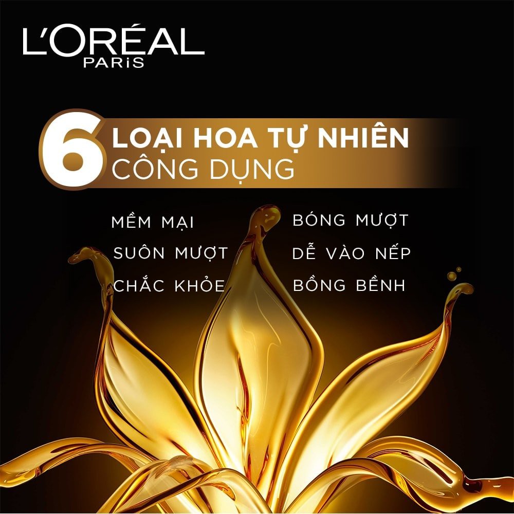 [Công Ty, Tem Phụ] Dầu gội - xả chiết xuất tinh dầu hoa tự nhiên Loreal [COCOLUX] - L'Oreal