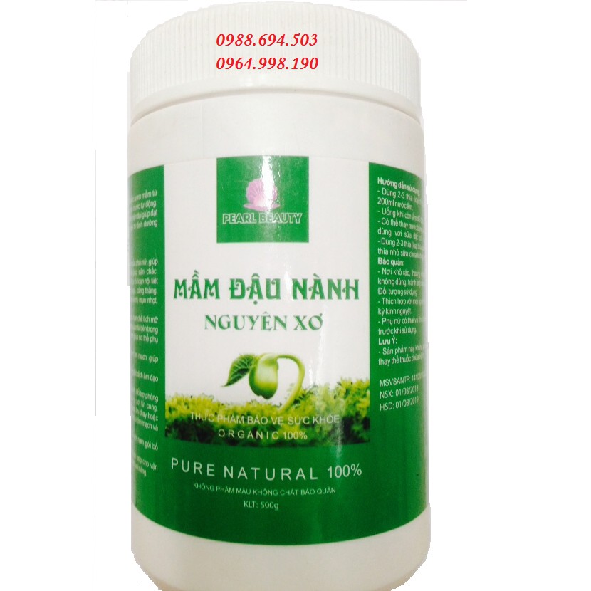 gg79 RẺ NHẤT SHOPEE- HỘP 500G MẦM ĐẬU NÀNH NGUYÊN XƠ - CAM KẾT HÀNG CHUẨN