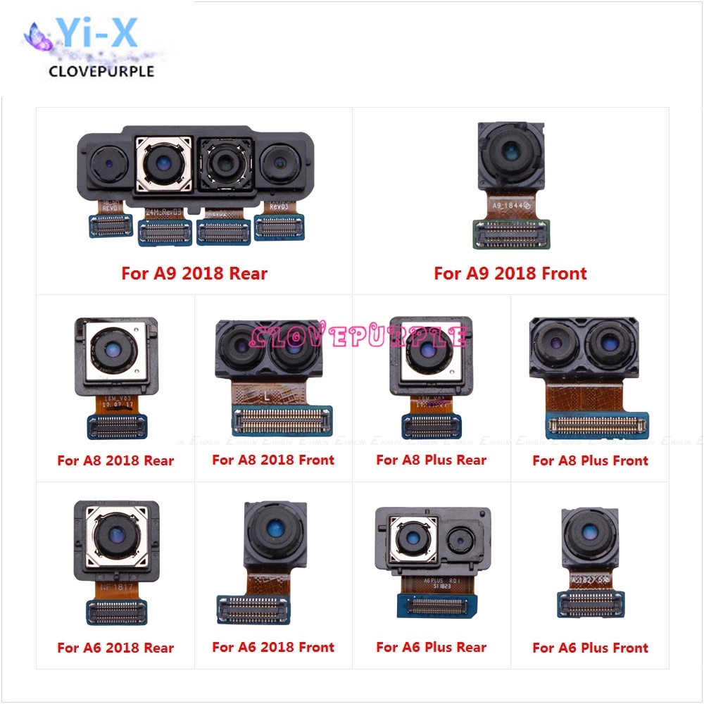 Phụ kiện mạch camera trước sau cho điện thoại Samsung Galaxy A9 A8 A6 Plus 2018