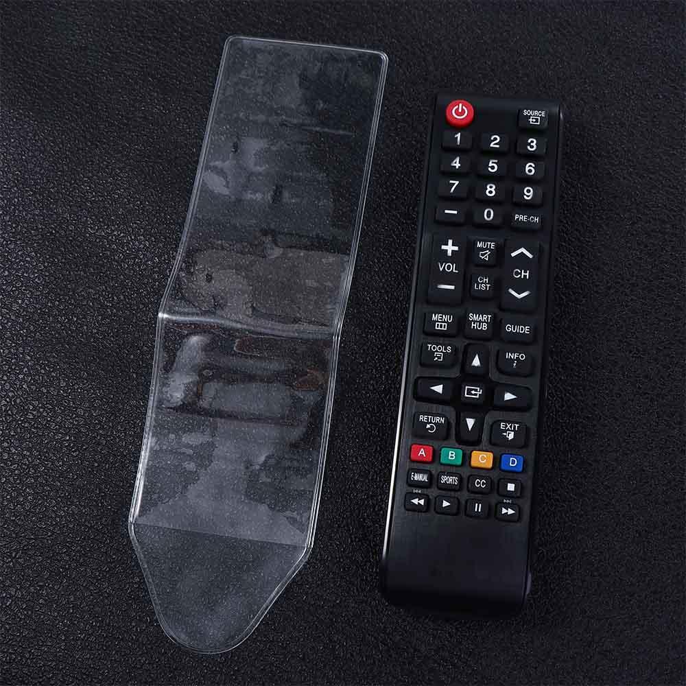 Vỏ Bọc Điều Khiển Từ Xa TV / Máy Lạnh Bằng PVC Trong Suốt Kích Thước 8x28cm