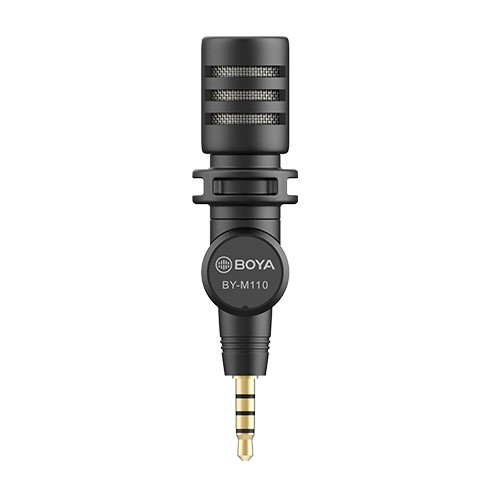 Mic thu âm Plug - in TRRS 3.5mm cho điện thoại BOYA BY - M110