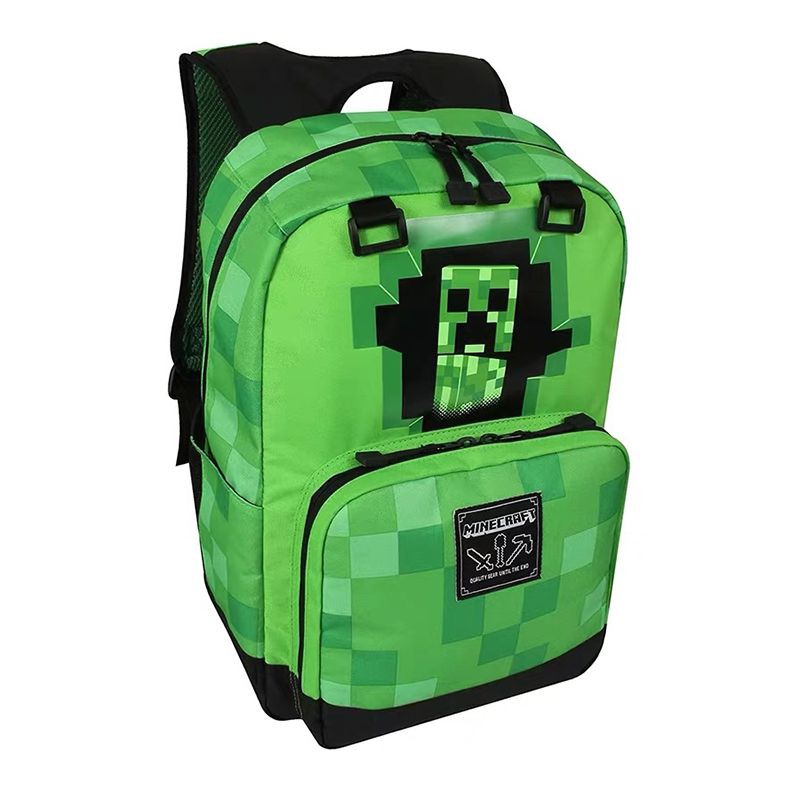 Ba lô đựng laptop in hình Minecraft độc đáo thời trang cho nam tiện dụng đi học/ đi làm