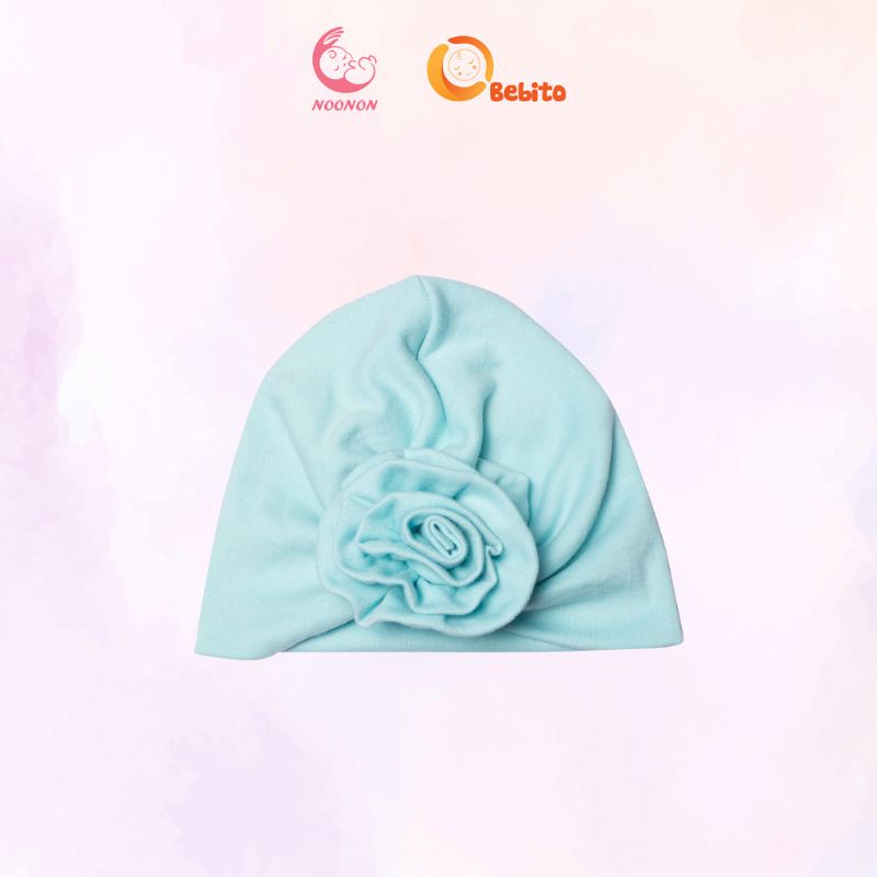 Mũ Băng Đô Hoa Hồng Cho Bé - Turban Siêu Xinh - Nón Turban Bé Gái Cao Cấp