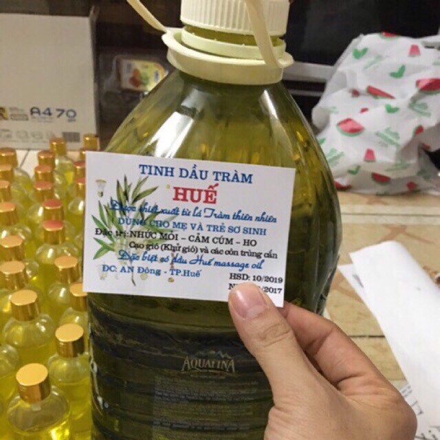1Lít -Tinh dầu tràm Huế nguyên chất