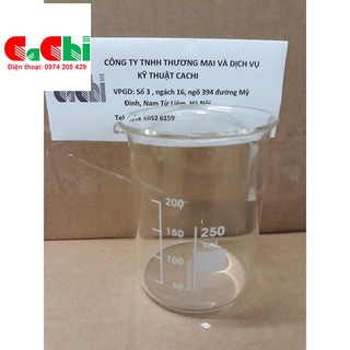 Cốc thủy tinh có mỏ 250ml của Đức
