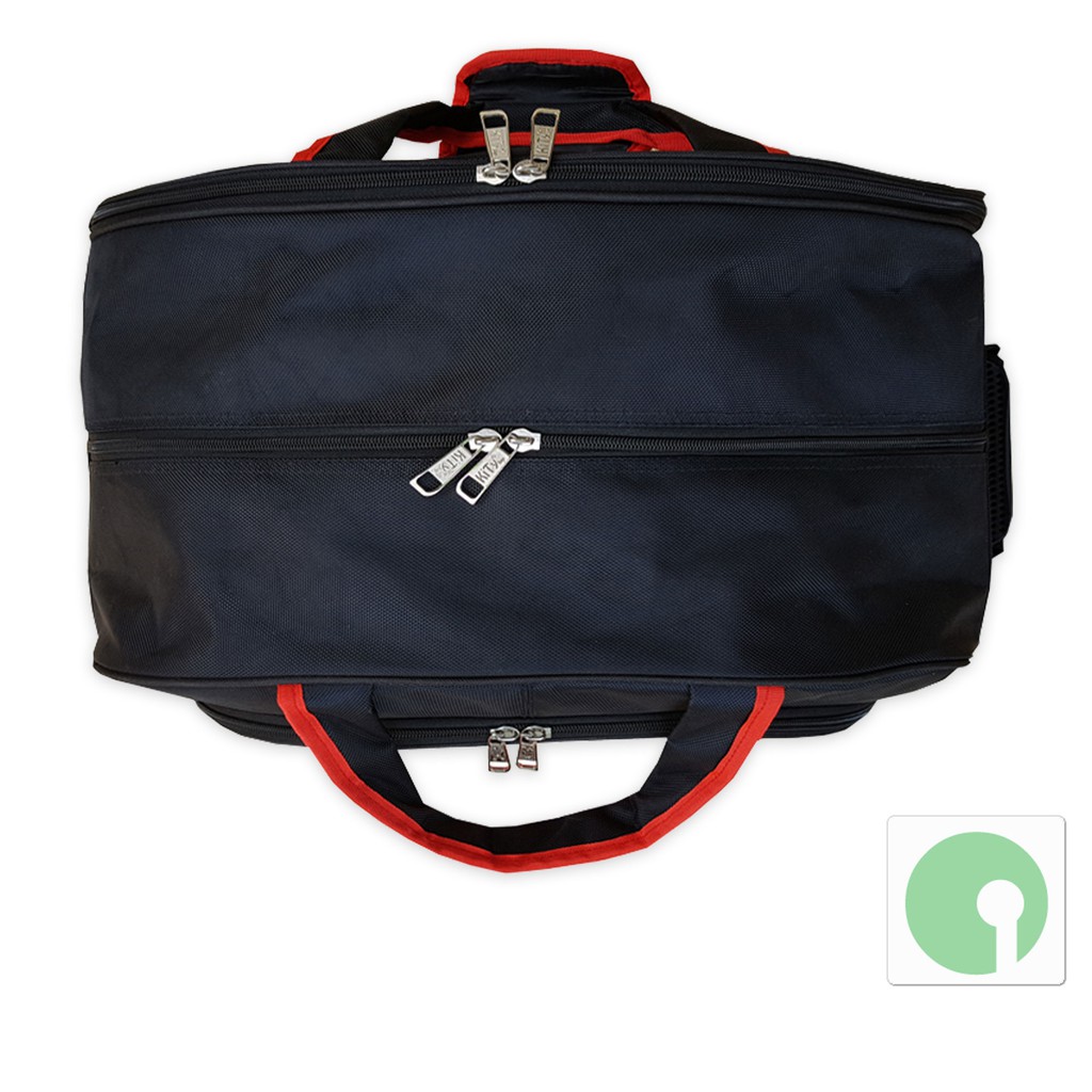 Túi du lịch cá nhân - gia đình có cần kéo giá rẻ - hợp thời trang nam nữ - NKT-TDLCK-3180 (Xanh,đỏ)