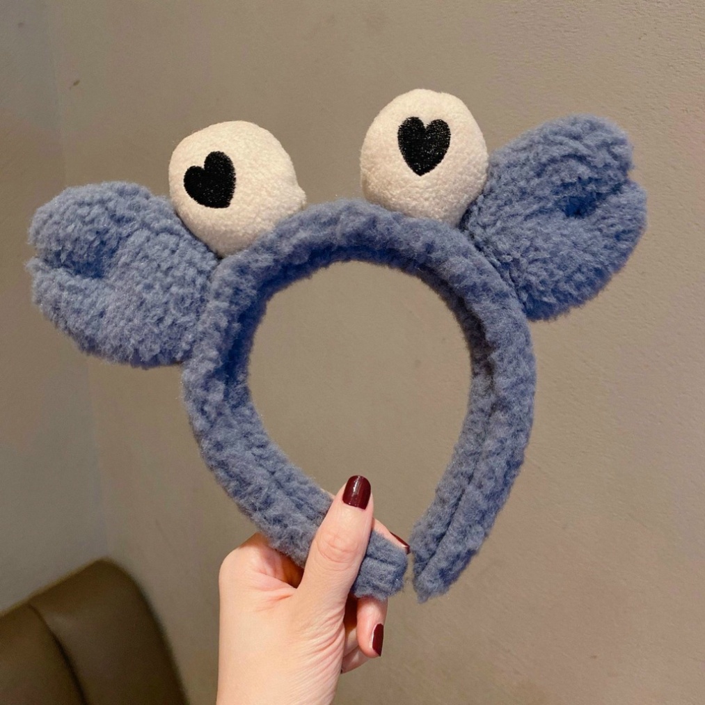 Bờm Rửa Mặt CuaFREESHIPBăng Đô Rửa Mặt Cua Hình Thú Cute Hàn Quốc Nữ
