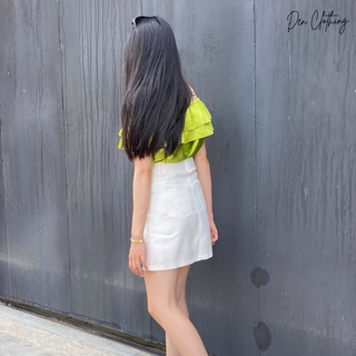 Chân Váy trắng ĐenClothing hack dáng siêu xinh