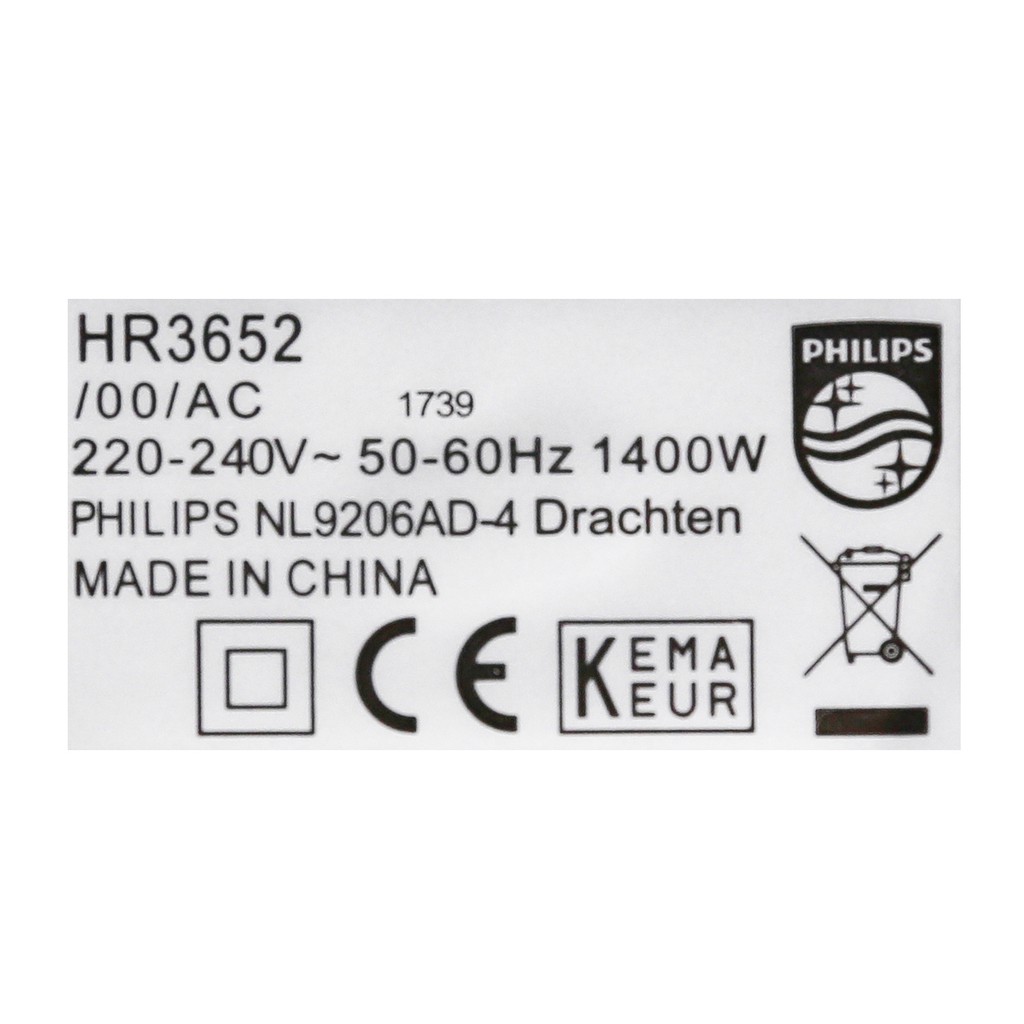 Phụ Kiện - Máy xay sinh tố Philips HR3652 1400W