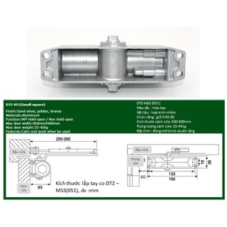 Tay co thủy lực - điểm dừng 90 độ - MS3