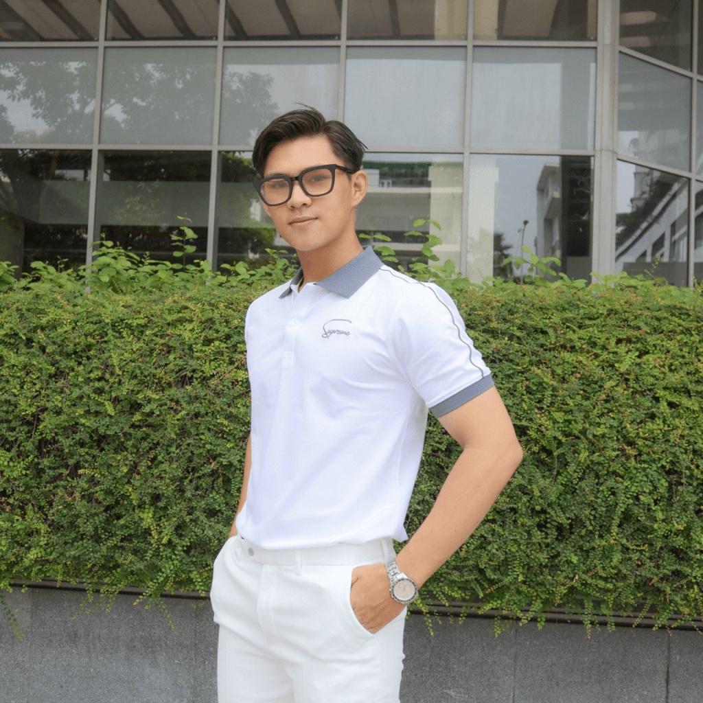 Áo Thun Nam Polo Cổ Trụ 3 Màu Chất Cotton Mềm Thấm Hút Tốt Đủ Size Phối Chữ Ký Siêu Đẹp NEW UNISEX