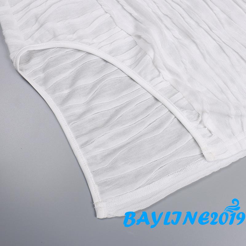 Bay-Women 2Pcs Summer Outfits, Sleeveless Deep V Neck Pleated Tank Tops + Split Mini Skirt Set