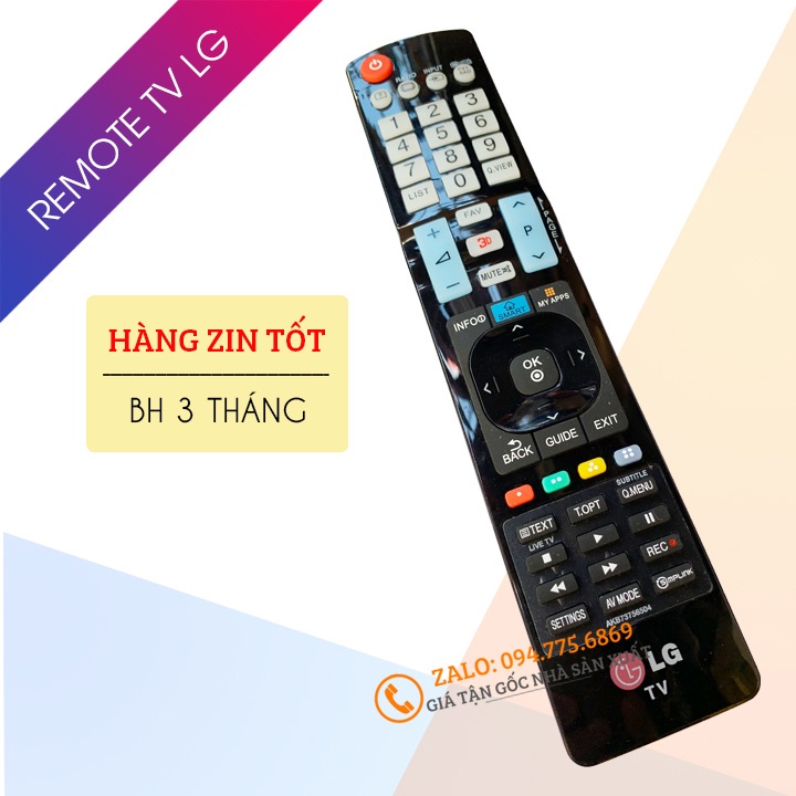 [ Hàng Zin Tốt ] Điều Khiển Tivi LG Smart Tivi LED AKB73756504 - Remote Tivi LG Điều Khiển Các Đời Tivi LED - Loại Dài