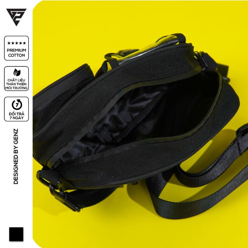 Túi đeo chéo local brand GENZ Utility Satchel New Logo unisex freestyle hàng chính hãng 2023