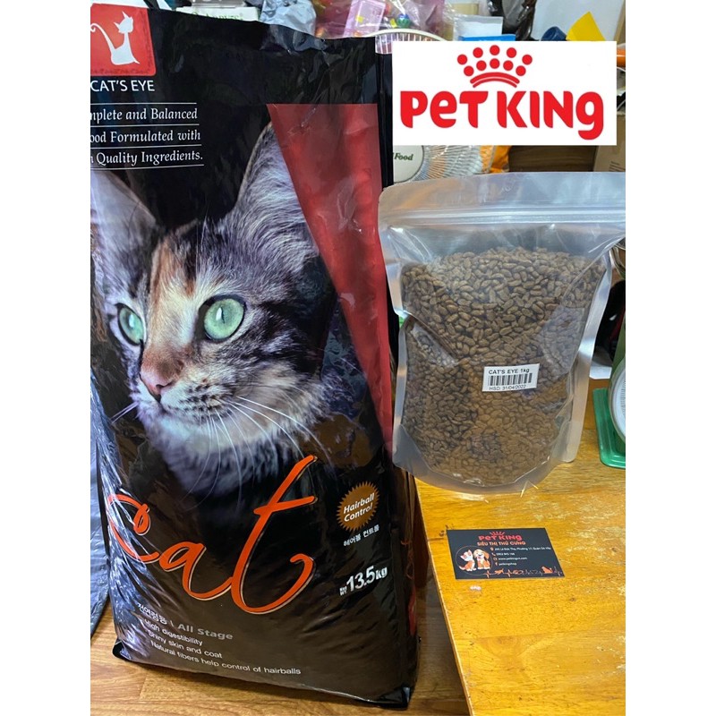 Thức ăn hạt Cats Eye bao Zip siêu tiết kiệm cho mèo yêu