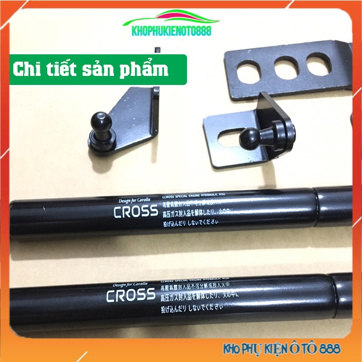 Ty capo Toyota Corolla Cross 2020-2021-2022 hỗ trợ mở nắp ca pô tự động dễ dàng