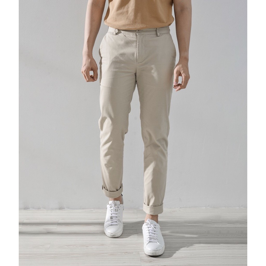 Quần kaki nam P&B cao cấp form slim fit tôn dáng, trẻ trung - 8 màu basic dễ dàng lựa chọn - Mã PBD001 | BigBuy360 - bigbuy360.vn