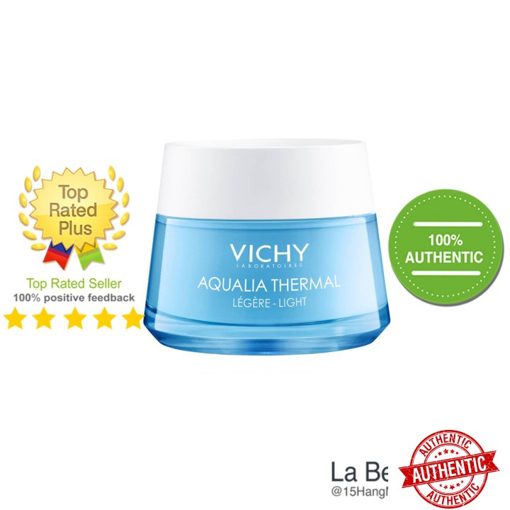 [Mã chiết khấu giảm giá chính hãng] Vichy Aqualia Thermal Crème Réhydratante Légère - Kem Dưỡng Dành Cho Da Dầu, Hỗn Hợp